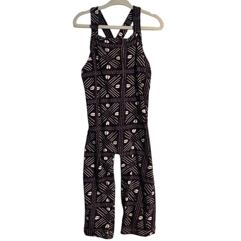Ade & Ayo Jumpsuit, Purple with Line Pattern, Toddler Girl 18 Months